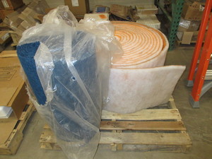 lot 191 image: ROLLS OF FILTER MATERIAL