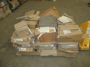 lot 195 image: DALTILE ASSORTED COLOR AND SIZE CERAMIC WALL TILE - NEW