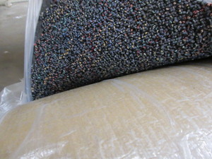 lot 207 image: MATCHING FULL AND PARTIAL ROLL OF TARKETT COMMERCIAL CARPET-NEW