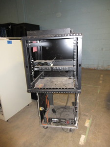 lot 229 image: CONTROL CENTER RACKS WITH WORKING COMPONENTS