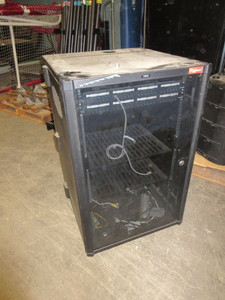 lot 242 image: HOFFMAN WALL MOUNT DATA RACK