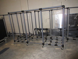 lot 256 image: POWER SYSTEMS, PLASTIC, STEP CART WITH CASTERS