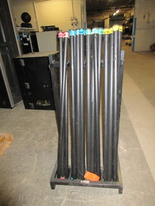 lot 269 image: POWER SYSTEMS BODY BARS WITH STORAGE RACK