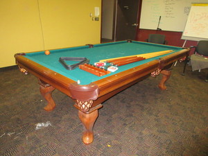 lot 272 image: GORGEOUS OLHAUSEN POOL TABLE
