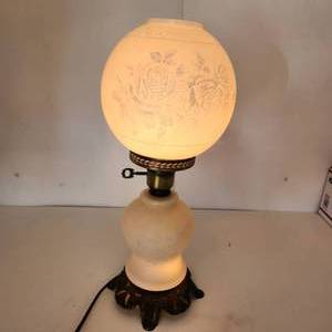 Vintage Double Globe Lamp Good Condition Tested Works