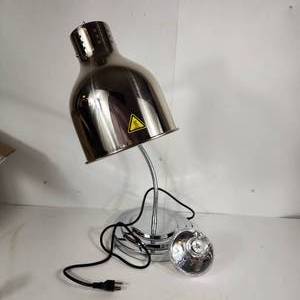 lot 19 image: Commercial Food Heat Lamp Tested Works Great Condition