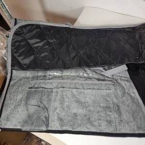 lot 27 image: New BlackGray Car Seat Covers Backseat Dog Hammock Car Seat Cover For Back Seat SUV With Mesh Window Multi Pockets Zipper Flap Nonslip Rubber Back Washable Material