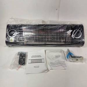 lot 33 image: New Open Box Patio Heater Model PH-150R 120V 26 x 5.5 x 9 inch Black