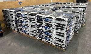 TAMKO Lot of 14 Pallets of Hip and Ridge Oxford Grey Hip and Ridge Cap Roofing Shingles (42 bundles per pallet) (33.31 linear feet per bundle) Retail Value of $35,268.24