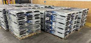 TAMKO Lot of 14 Pallets of Hip and Ridge Oxford Grey Hip and Ridge Cap Roofing Shingles (42 bundles per pallet) (33.31 linear feet per bundle) Retail Value of $35,268.24