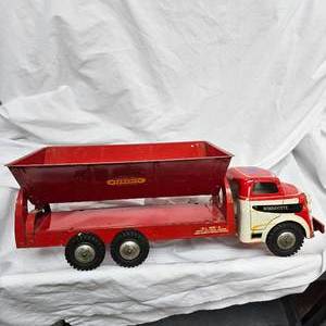 RARE Wyandotte Engineering Construction Site Dumper Truck, 1930's-1940's, 85-90% Original Paint/Decals