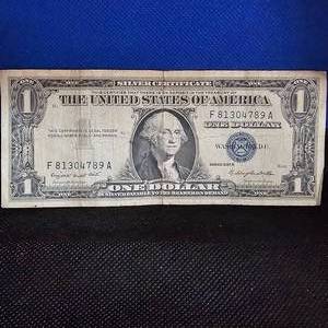 lot 29 image: 1957 A $1 Silver Certificate