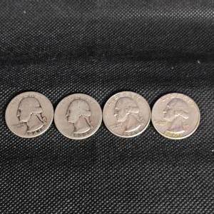 lot 83 image: 1963,63,32,41 Washington 25c