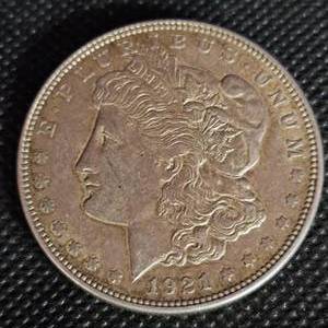 lot 108 image: 1921 Morgan Silver Dollar
