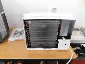 lot 6 image: LG 7,600 BTU 115V Window Air Conditioner Cools 330 Sq. Ft. with Heater, Wi-Fi Enabled and Dehumidifier in White