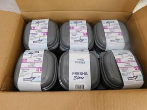 lot 14 image: (12) Fresh and Store Food Containers w Built in Freezer Pack