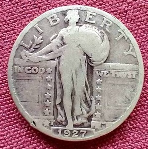 lot 14 image: 1927-S Standing Liberty Quarter - Key Coin