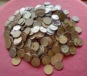 lot 21 image: (500) Wheat Pennies