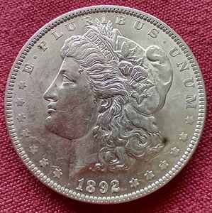 lot 25 image: Beautiful 1892 Morgan Dollar - Tough Date