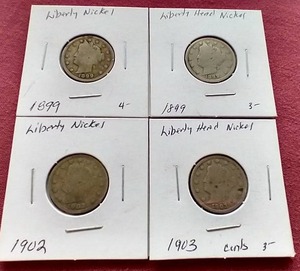 lot 41 image: (4) Liberty V Nickels