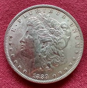 lot 108 image: Nice 1889 Morgan Dollar