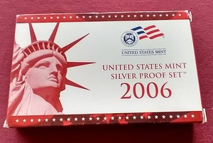 lot 112 image: 2006 U.S. Mint Silver Proof Set