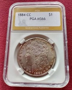 1884-CC Morgan Dollar - PGA MS66