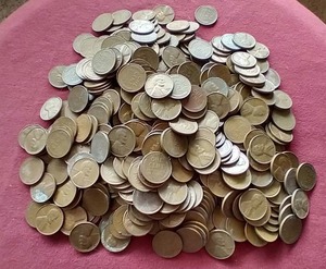 lot 115 image: (500) Wheat Pennies
