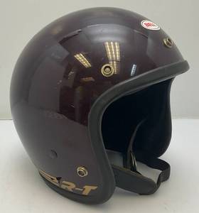 lot 19 image: Vintage Bell Brand R-T Maroon Helmet Size 7 38