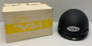 lot 26 image: Brand New In Original Box VR-1 Helmet Model MR20 Shorty Flat Black Large Size L