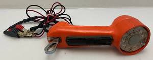 lot 41 image: Vintage BELL SYSTEM Western Electric Linemens Rotary Test Phone Buttset Orange