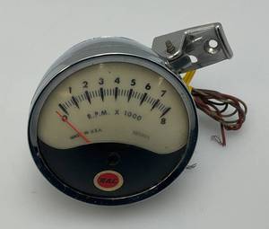 lot 56 image: Vintage 1960s - 70s RAC Brand RPM Gauge