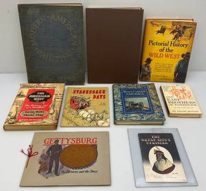 lot 66 image: Misc. Vintage Wild West Books & More