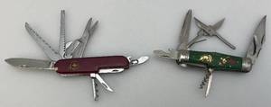 lot 74 image: Two Vintage Multi Tool Pocket Knives 1 Mexico & More