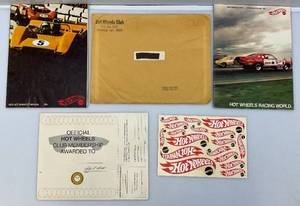 lot 120 image: 1970s Hot Wheels Membership Club Packet With Catalog And More