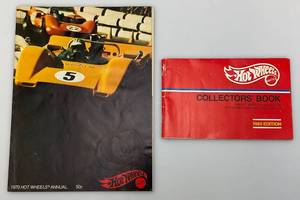 lot 121 image: 1970 Hot Wheels Annual Magazine & 1982 Collectors Book