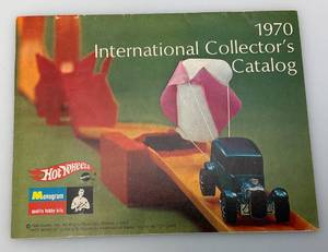 lot 123 image: 1970 Hot Wheels International Collectors Catalog By Mattel (In Protective Sleeve)
