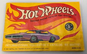 lot 124 image: 1967 Hot Wheels International Collectors Catalog By Mattel  (In Protective Sleeve)