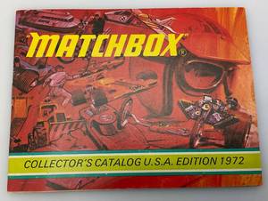lot 126 image: 1972 MATCHBOX Collectors Catalog USA Edition