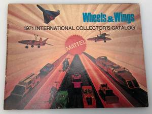 lot 132 image: 1971 MATTEL Wheels & Wings International Collectors Catalog