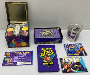 lot 142 image: Vintage Joe CAMEL Collectibles Including Poker Chip Set & More (Some In Original Box)
