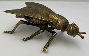 lot 159 image: 1950s NORLEANS Brass Wasp Cigar Ashtray Made In Italy  7