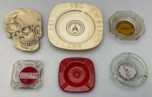 lot 161 image: misc. Vintage Ahstrays Including Skull & More