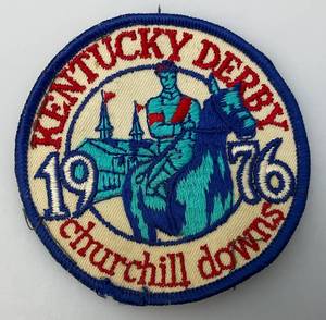 lot 172 image: 1976 Vintage Kentucky Derby Patch 3 12