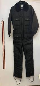 lot 192 image: Vintage Polaris  Snowmobile Suit Size Small (Barely Worn) With Polaris Snowmobile Suit Belt