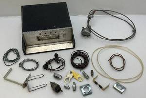 lot 205 image: Vintage Automobile Temperature Gauge, 8 Track Tape Player And More (Perfect For Your Old Car)