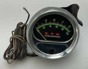 lot 212 image: Vintage SUN Electric Corp. RPM Gauge 3 34