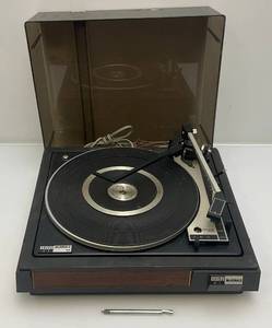 lot 257 image: Vintage Wood Grain BSR McDONALD 510 Turntable (UNTESTED) Needs Work Missing Bottom Plate