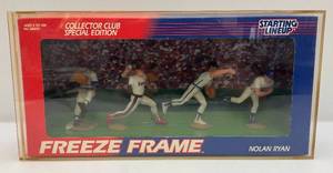 lot 269 image: 1995 Kenner Starting Lineup NOLAN RYAN Freeze Frame (NIB) In hard Acrylic Protective Case