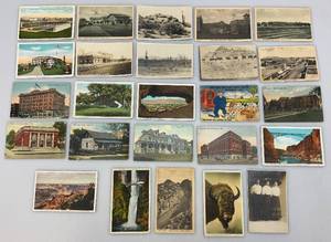 lot 296 image: Misc. Vintage Postcards
